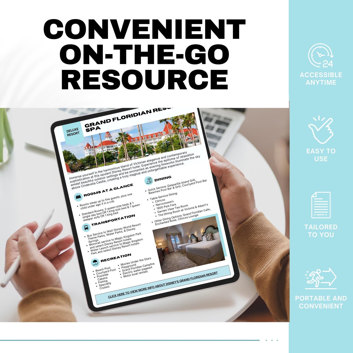 WDW Resort Guide, Travel Agent Template