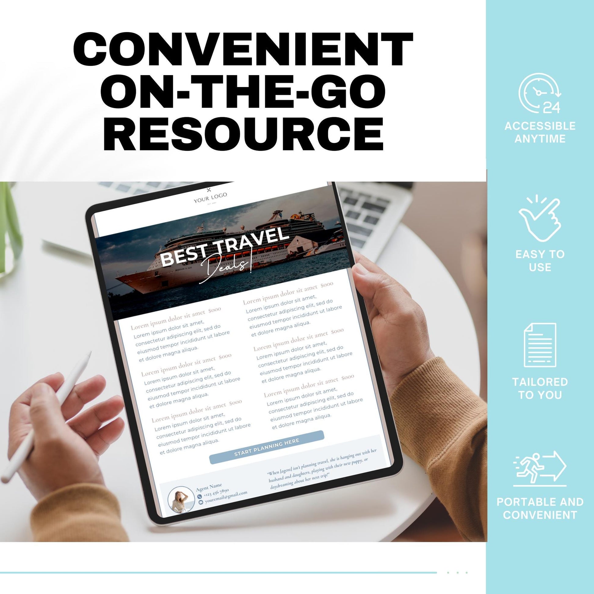 Travel Agent Newsletter Template, Travel Agent Template