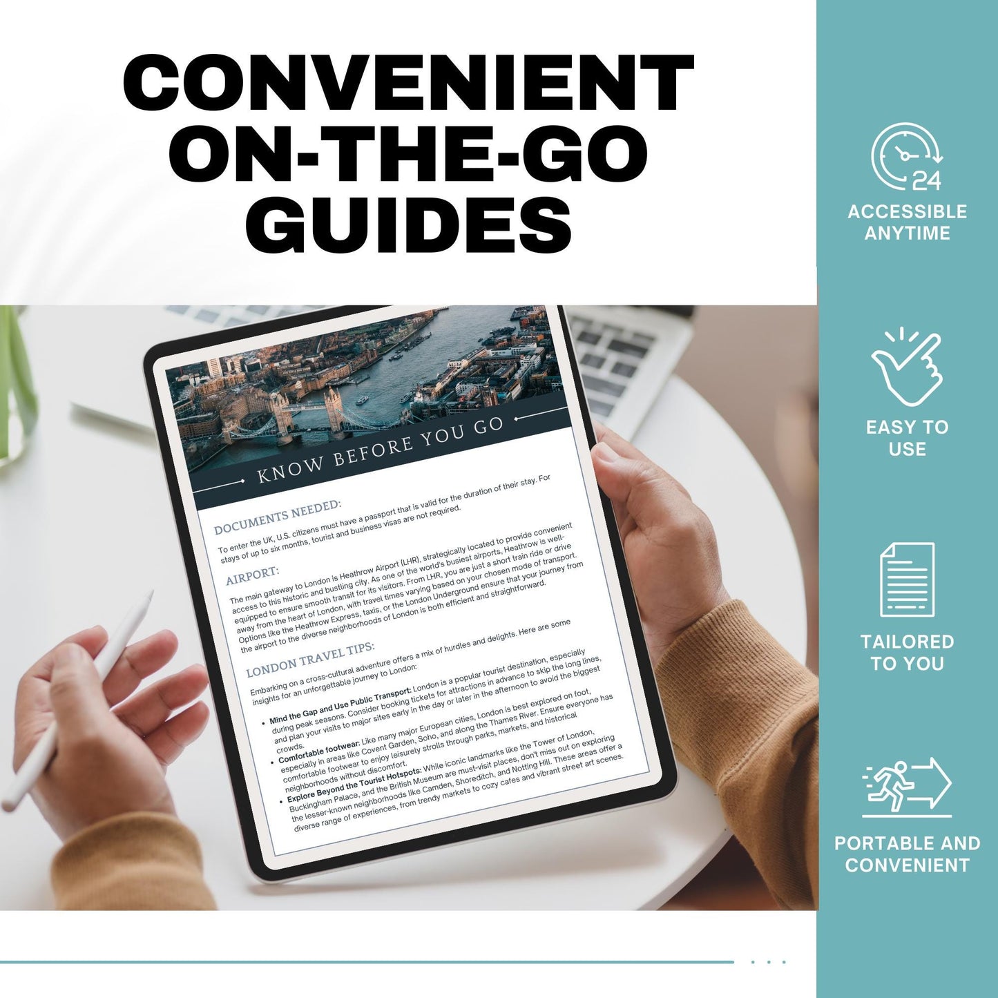 London City Guide, Travel Agent Template, London Travel Guide