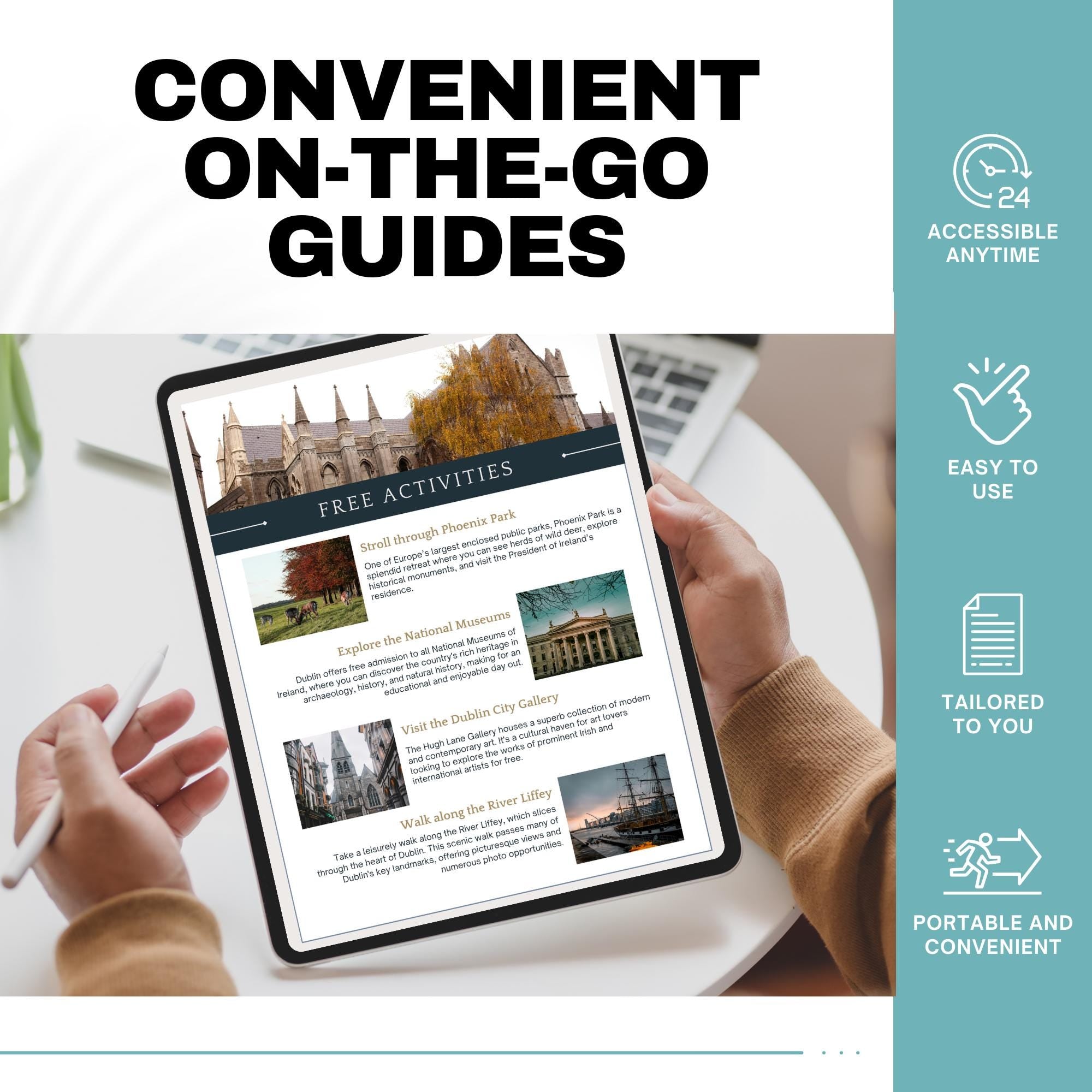 Dublin City Guide, Travel Agent Template, Dublin Travel Guide