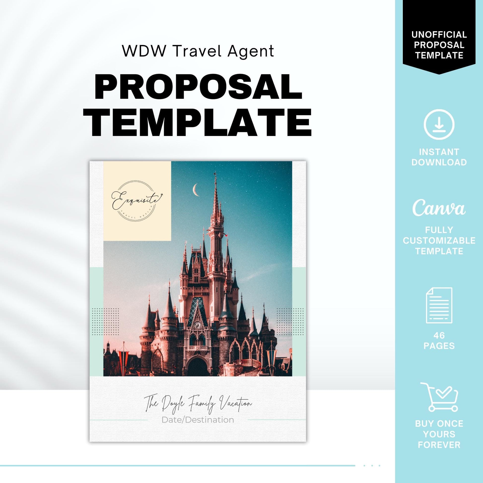 Travel Agent Proposal Template, Travel Agent Itinerary Template