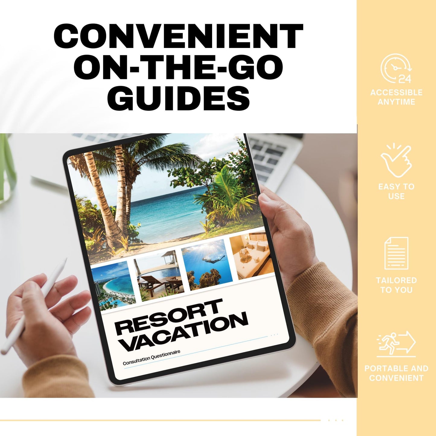 Resort Vacation Consultation Questionnaire, Travel Agent Forms