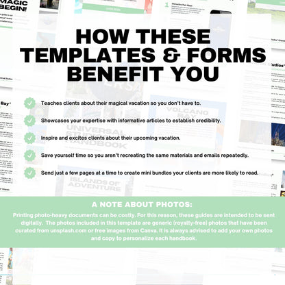 Universal Orlando Travel Agent Template Kit & Social Pack