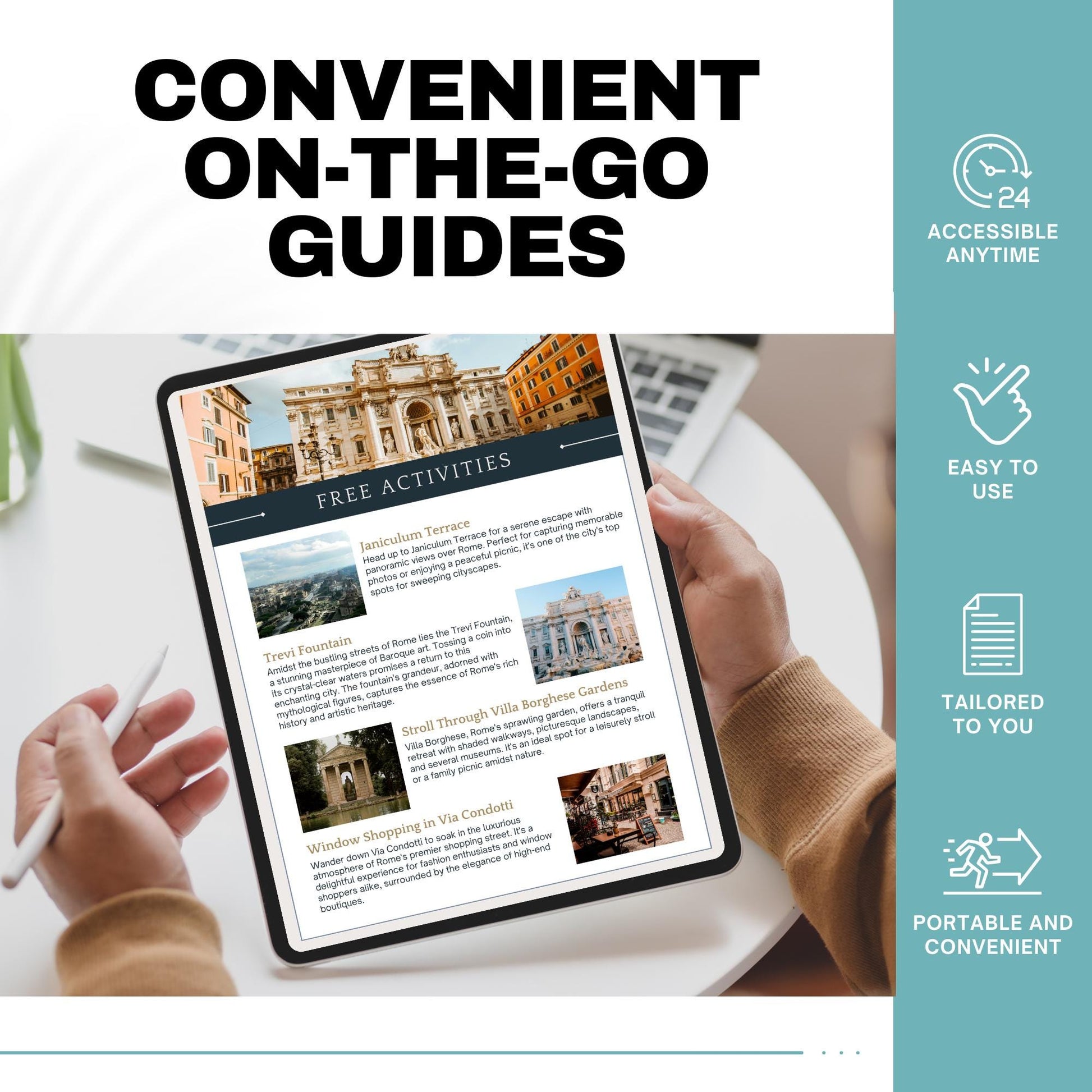 Rome, Italy City Guide, Travel Agent Template, Italy Travel Guide