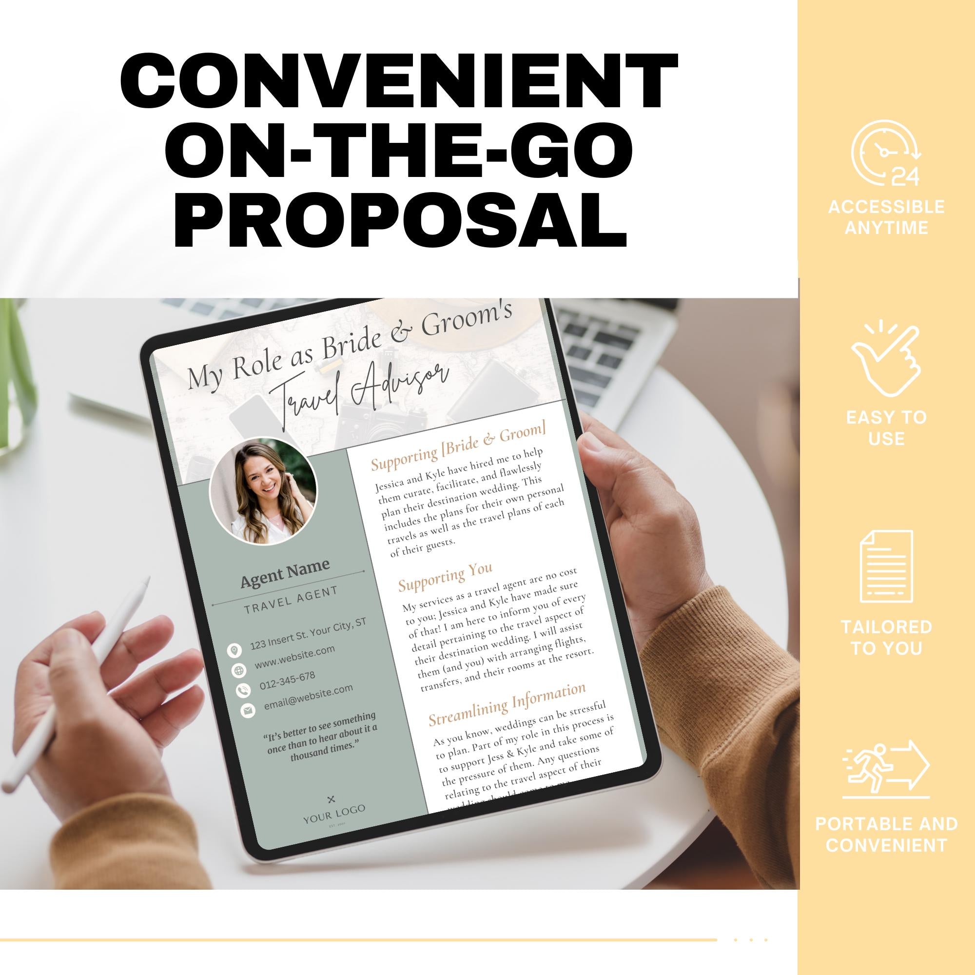 Destination Wedding Proposal Template, Destination Wedding Template