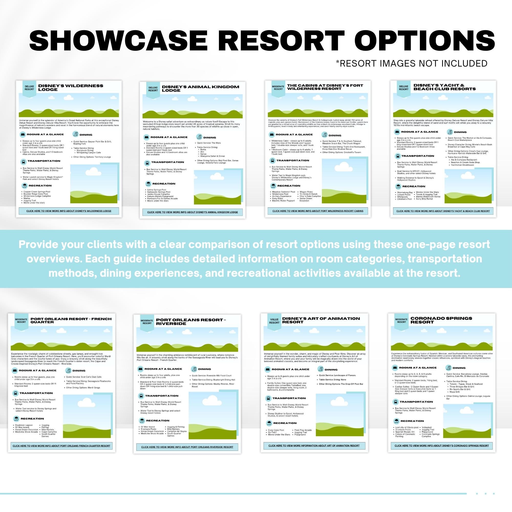 Disney World Travel Agent Template Bundle & Starter Kit