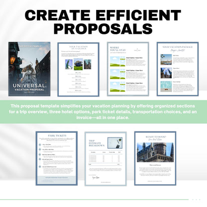 Universal Orlando Travel Agent Template Kit & Social Pack