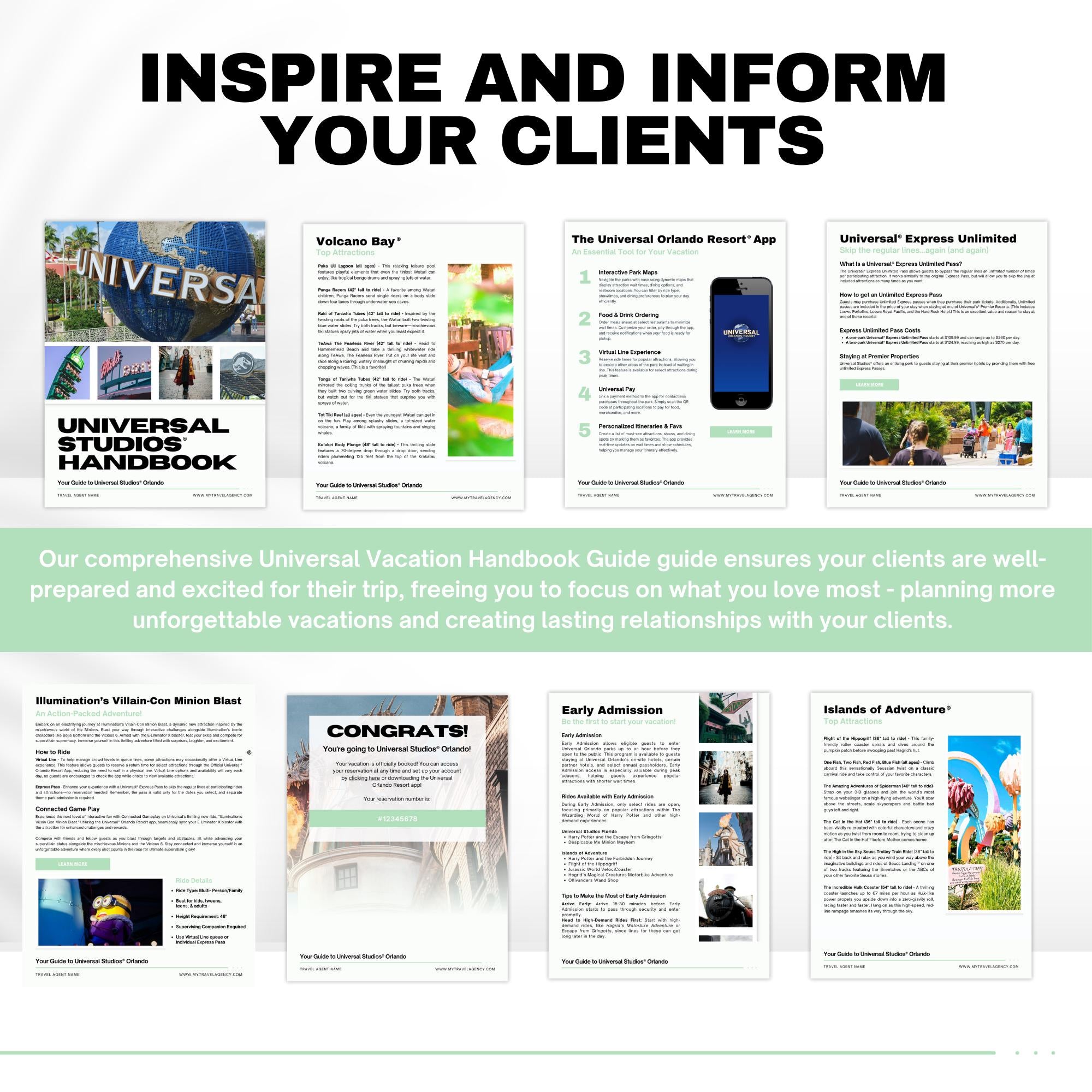Universal Orlando Travel Agent Template Kit & Social Pack