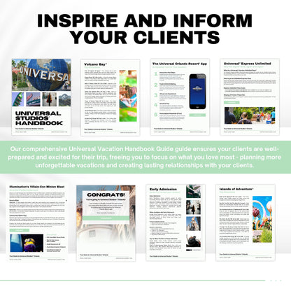 Universal Orlando Travel Agent Template Kit & Social Pack