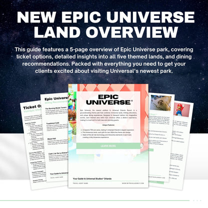 Universal Orlando Travel Agent Template Kit & Social Pack