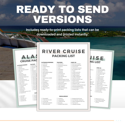 Cruise Packing List, Alaska Cruise Packing List, River Cruise Packing List