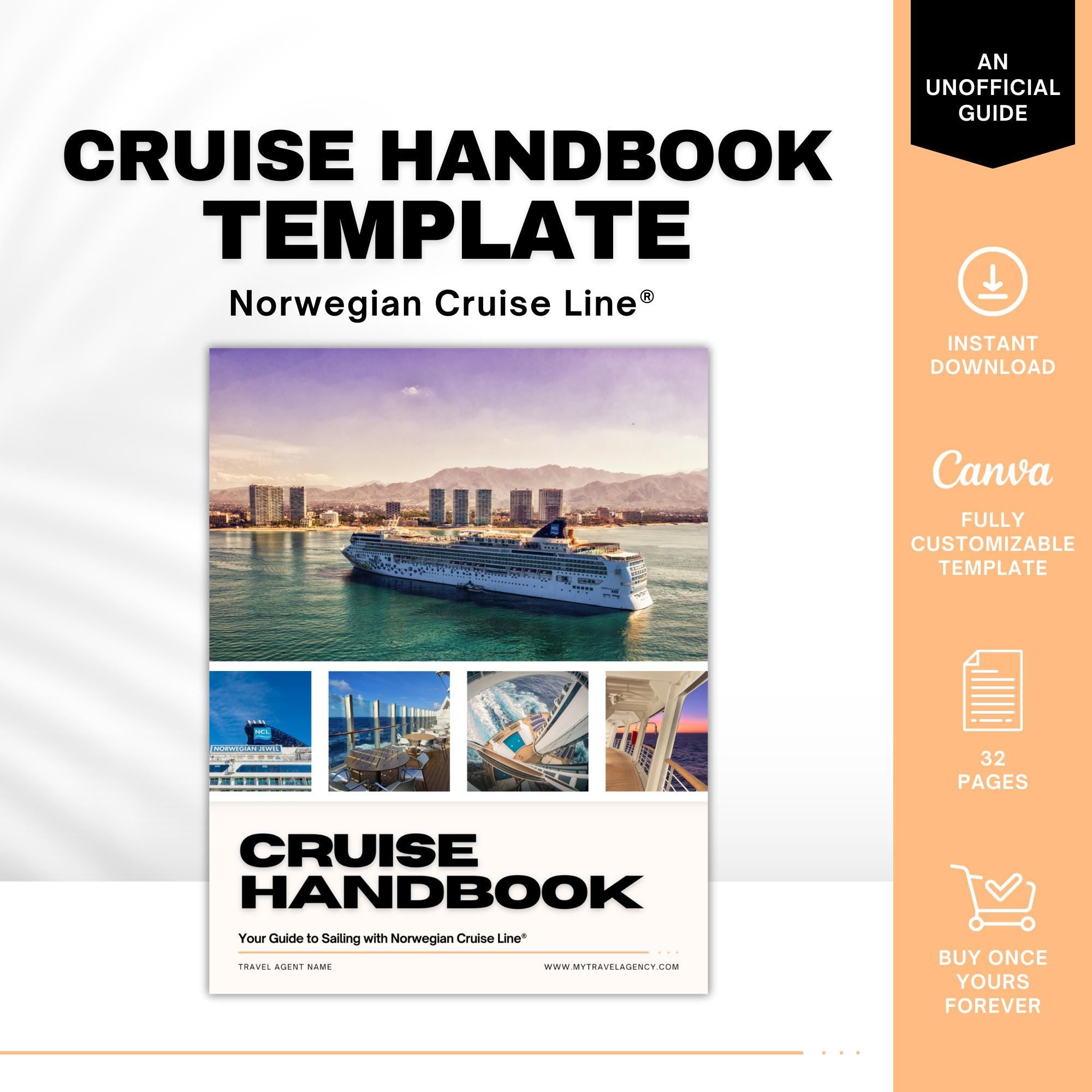 NCL Client Cruise Handbook Template - Travel Agent Resource