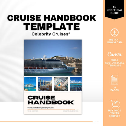 Celebrity Cruise Client Guide - 31-Page Travel Agent Template