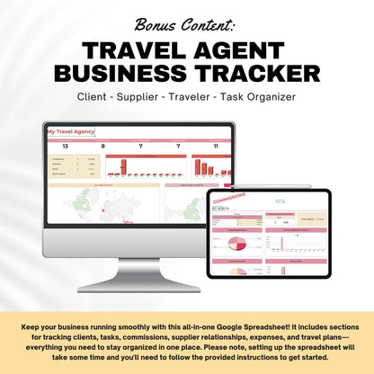 Travel Agent Starter Kit, Travel Agent Templates, Vacation Packing List