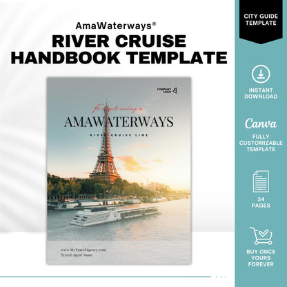 AmaWaterways River Cruise Client Guide Template | Digital