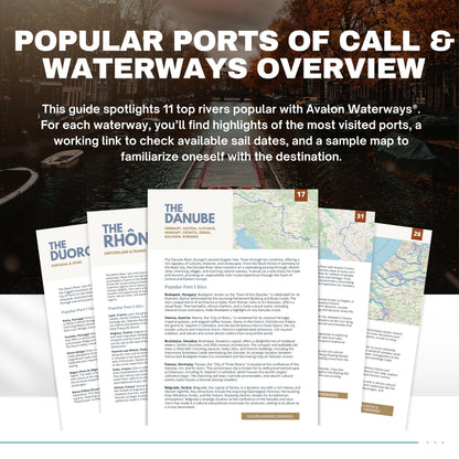 Avalon River Cruise Guide: 34-Page Travel Agent Template