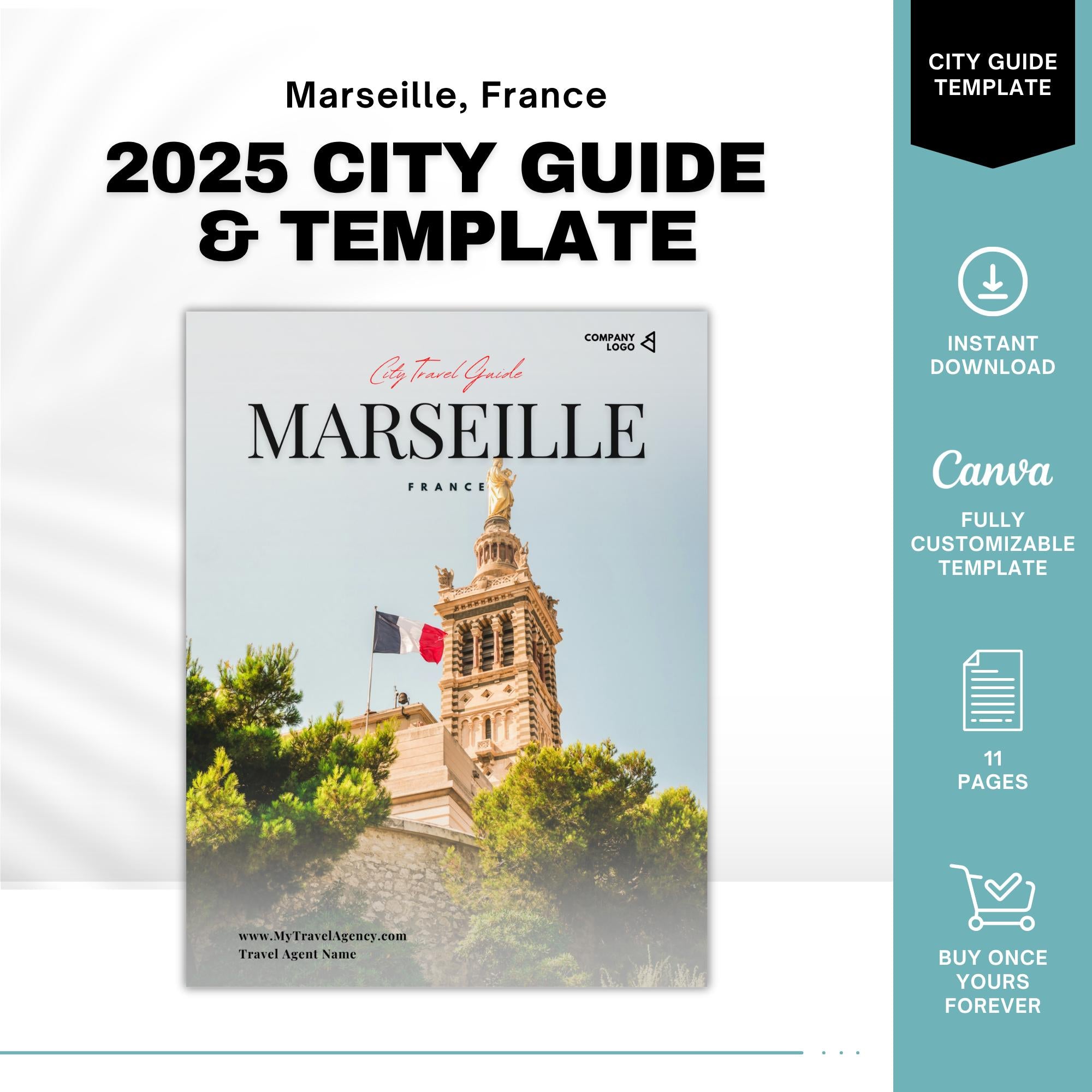 Marseille City Guide - Professional Travel Agent Template