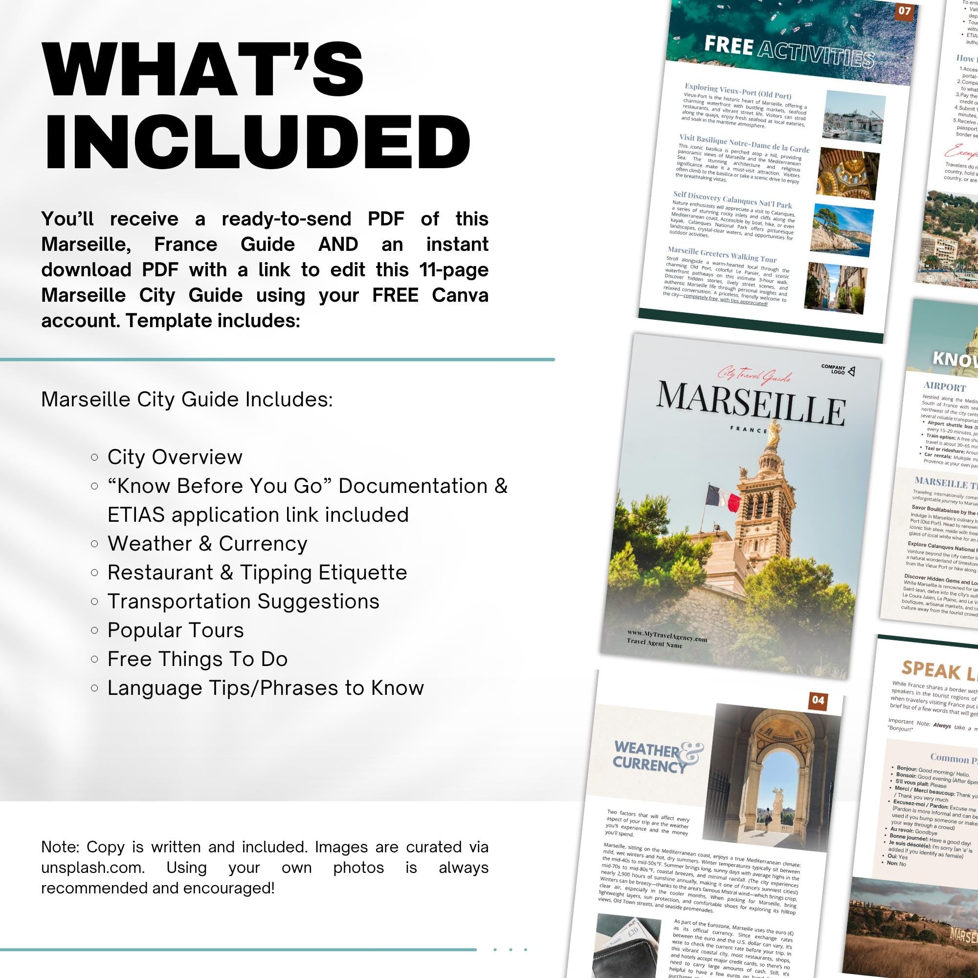 Marseille City Guide - Professional Travel Agent Template