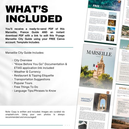 Marseille City Guide - Professional Travel Agent Template
