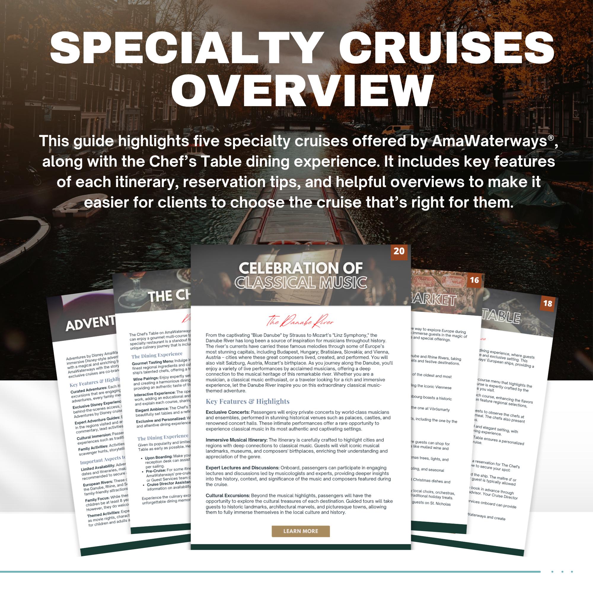 AmaWaterways River Cruise Client Guide Template | Digital