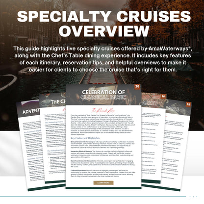 AmaWaterways River Cruise Client Guide Template | Digital