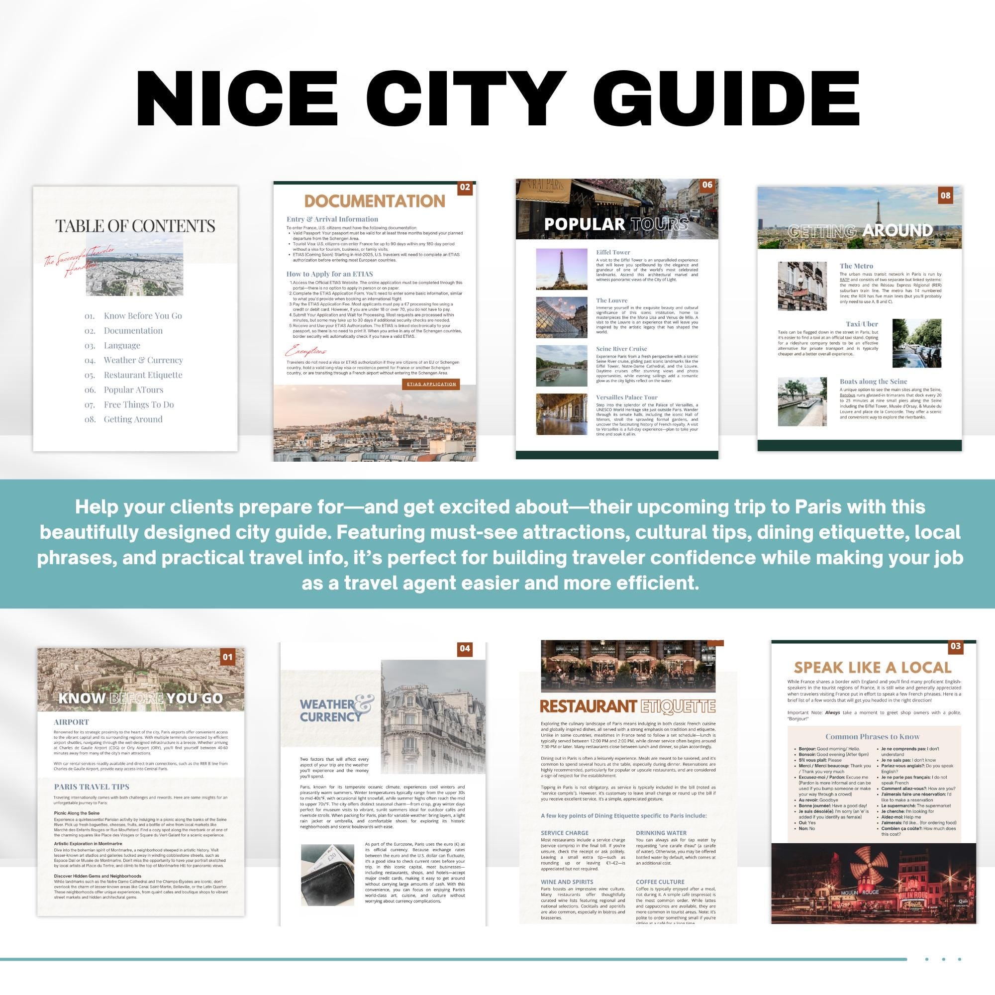 France 4-City Travel Guide Bundle for Travel Agents