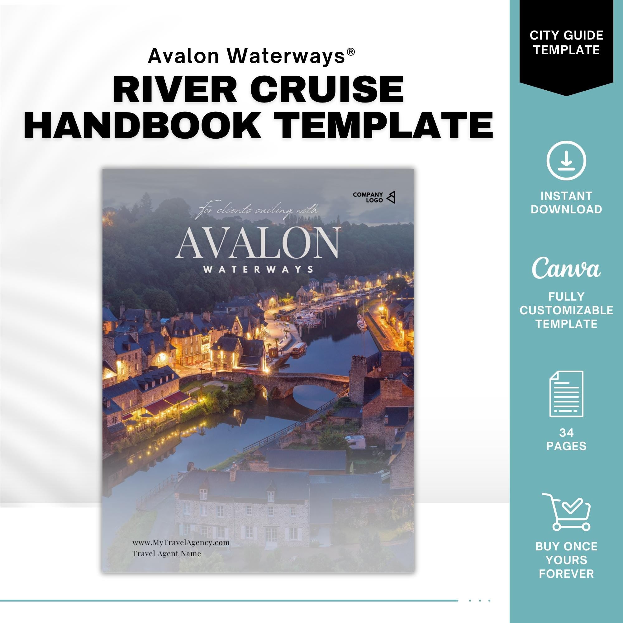 Avalon River Cruise Guide: 34-Page Travel Agent Template