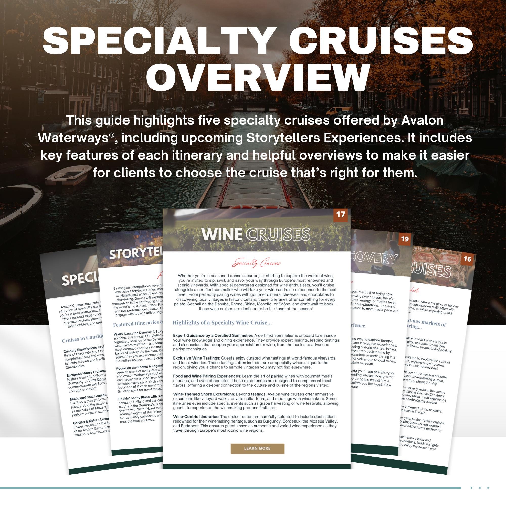 Avalon River Cruise Guide: 34-Page Travel Agent Template