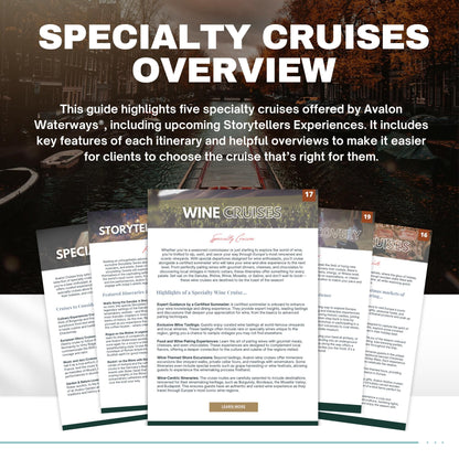 Avalon River Cruise Guide: 34-Page Travel Agent Template