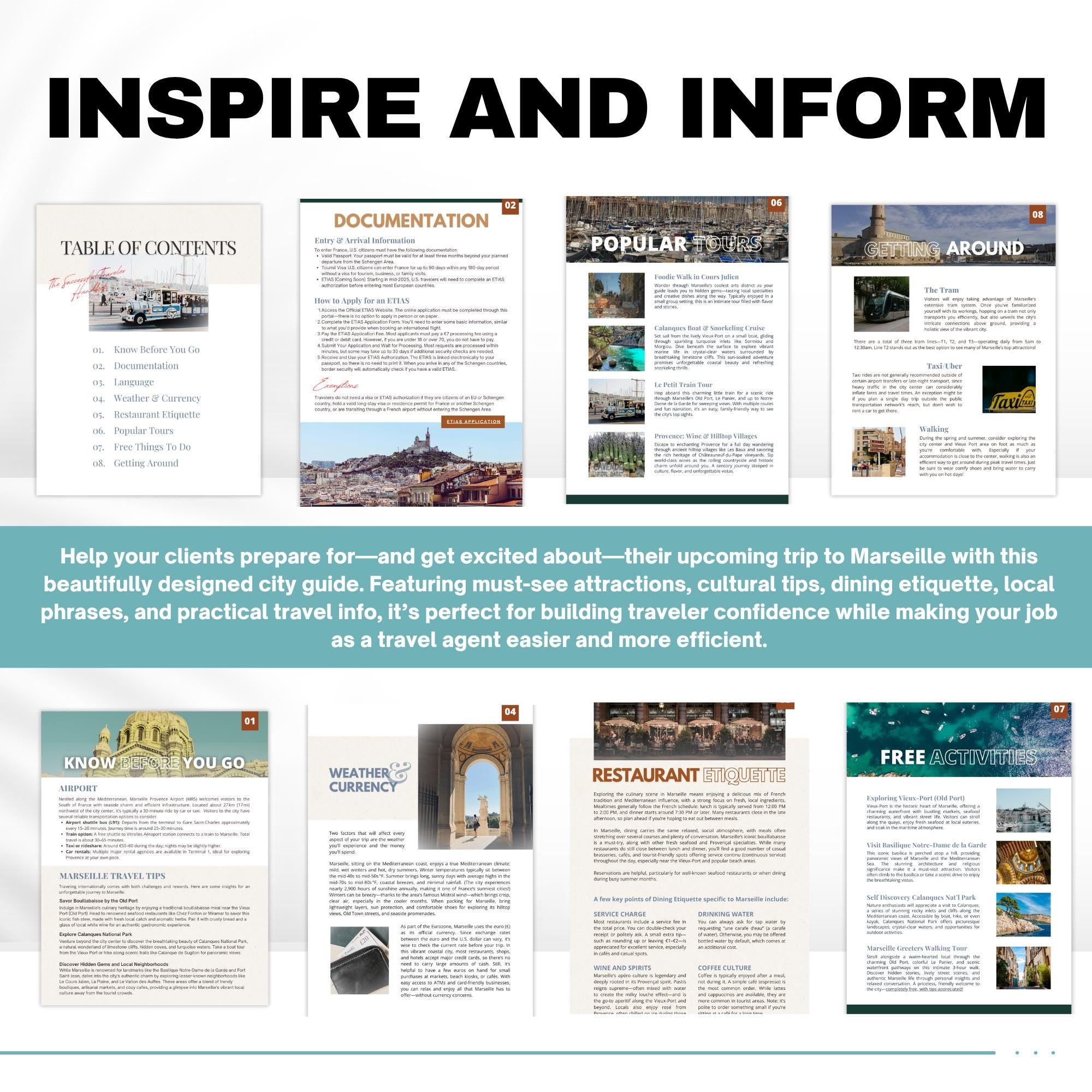 Marseille City Guide - Professional Travel Agent Template