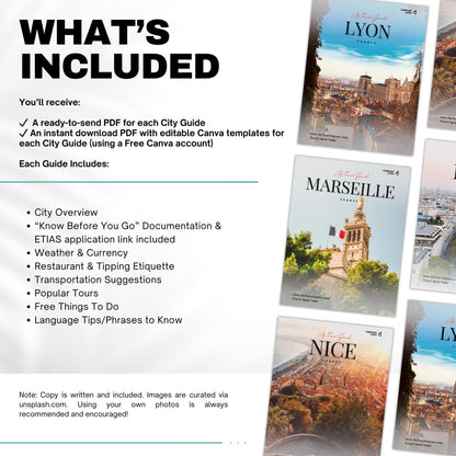 France 4-City Travel Guide Bundle for Travel Agents