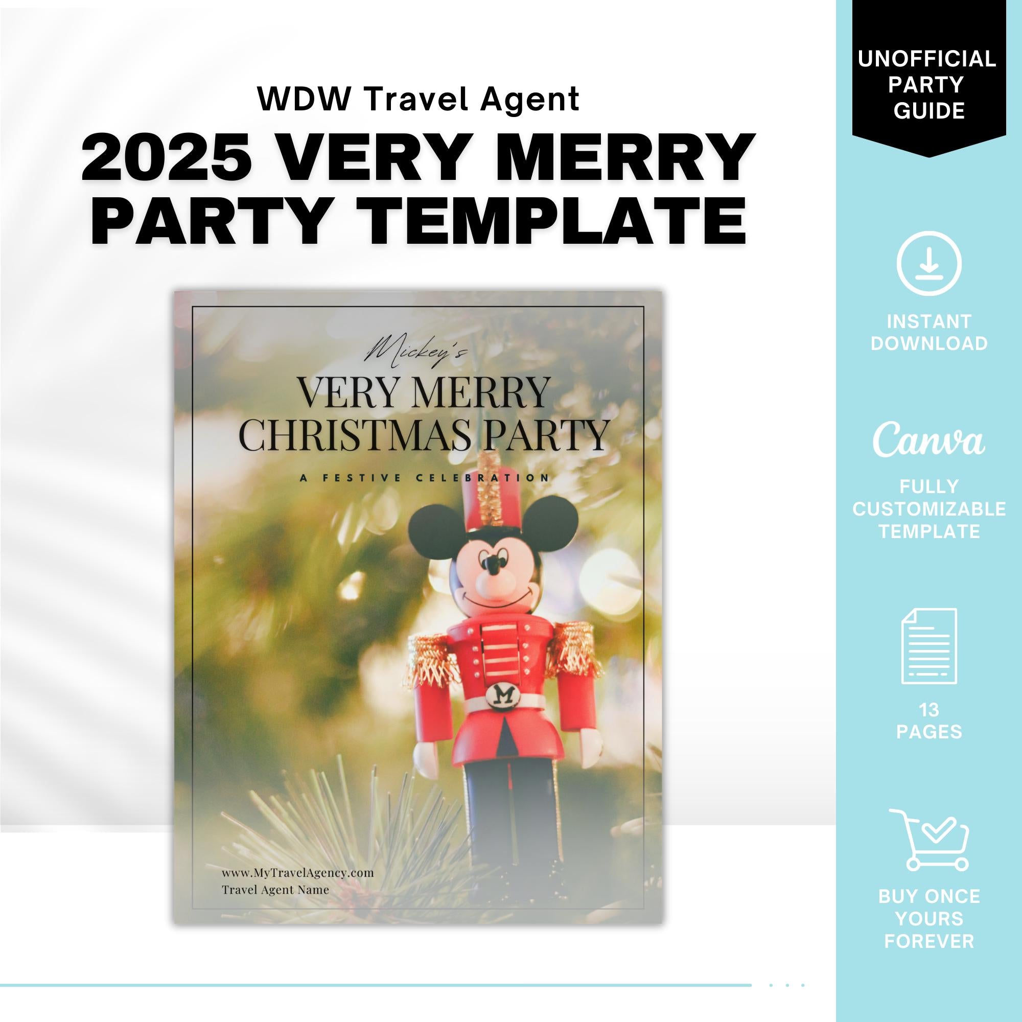 Mickey's Very Merry Christmas Party Guide for Travel Agents