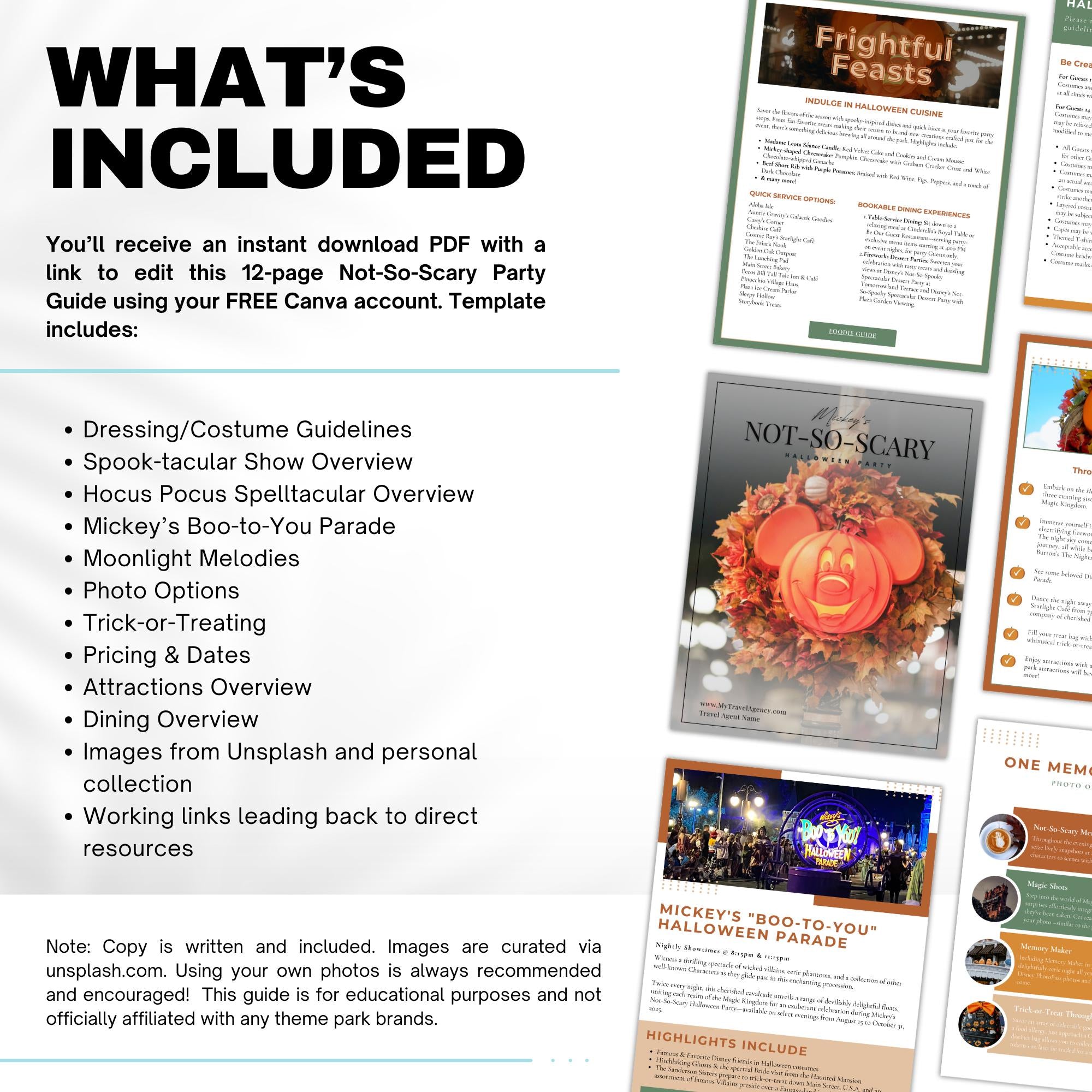 Disney World Holiday Party Guide Bundle 2024 - MNSSHP & MVMCP