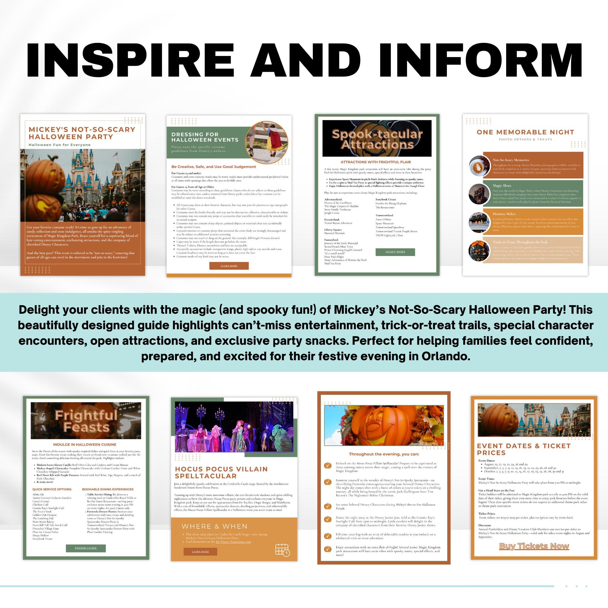 Mickey's Not-So-Scary Halloween Guide 2024 | Travel Template