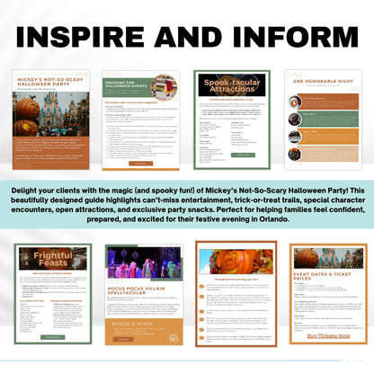 Mickey's Not-So-Scary Halloween Guide 2024 | Travel Template