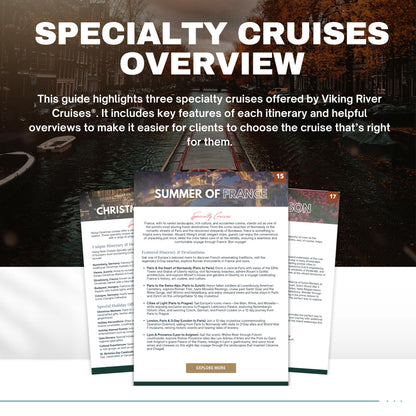 Viking River Cruise Guide: 32-Page Travel Agent Template