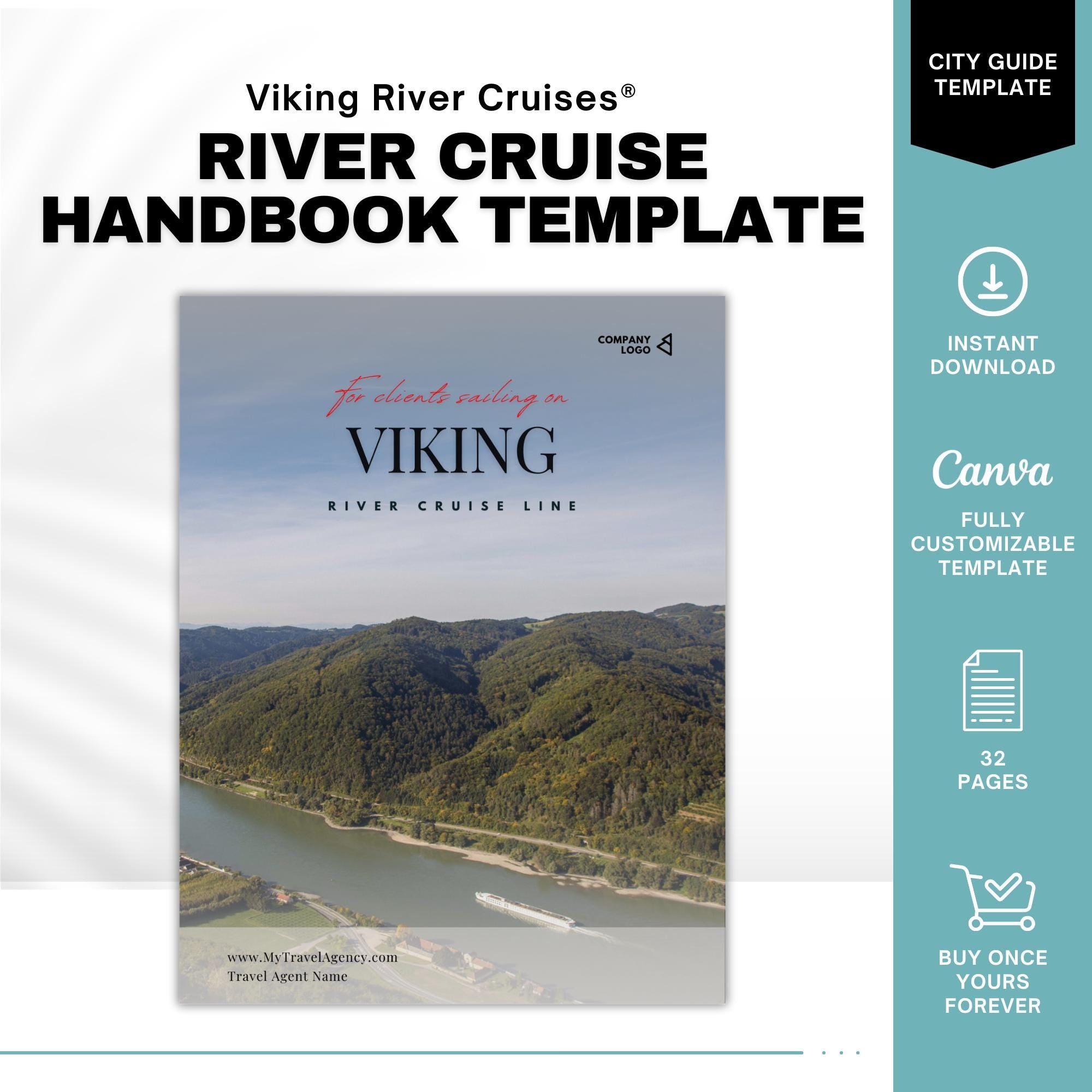 Viking River Cruise Guide: 32-Page Travel Agent Template