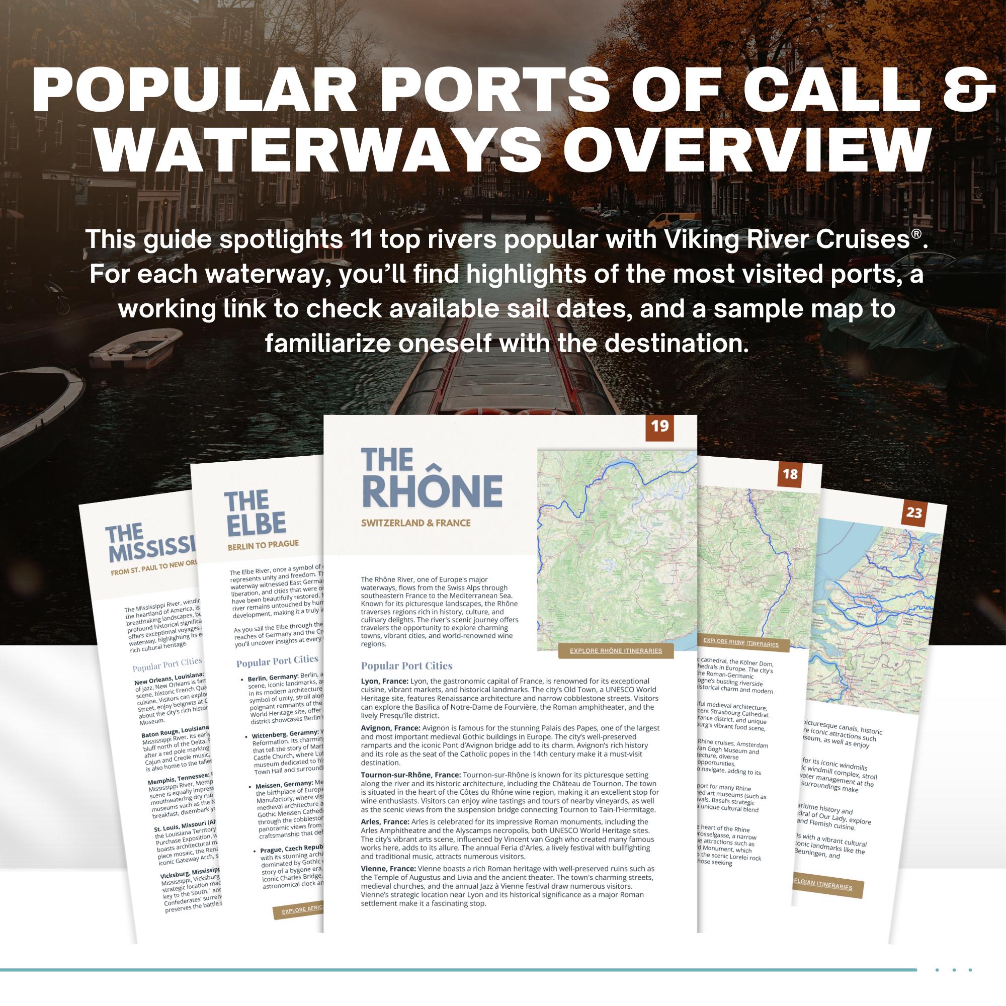 Viking River Cruise Guide: 32-Page Travel Agent Template