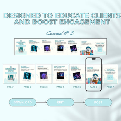 Travel Agent Carousel Templates: Travel Agent Social Media (Canva Editable)