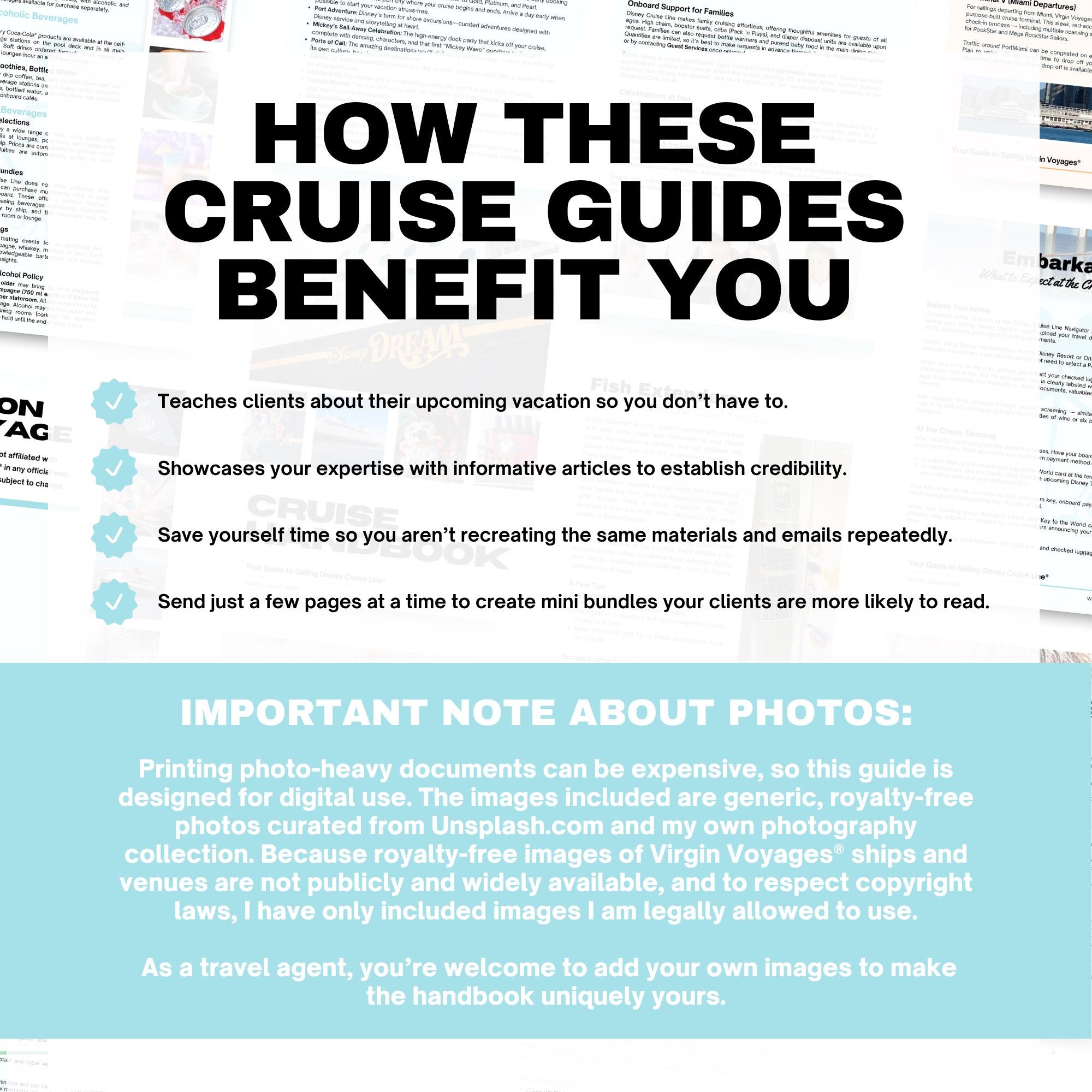 DCL Cruise Line Client Handbook - 94pg Travel Agent Template