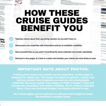 DCL Cruise Line Client Handbook - 94pg Travel Agent Template