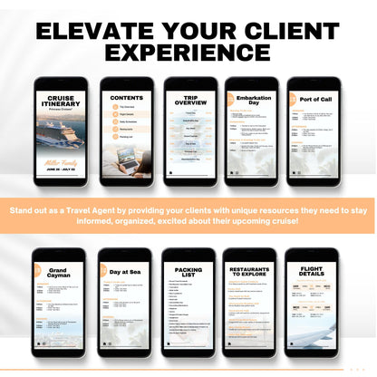 Unofficial Princess Cruises Agent Essentials Template Bundle, Travel Agent Template, Princess Cruises Planner & Handbook