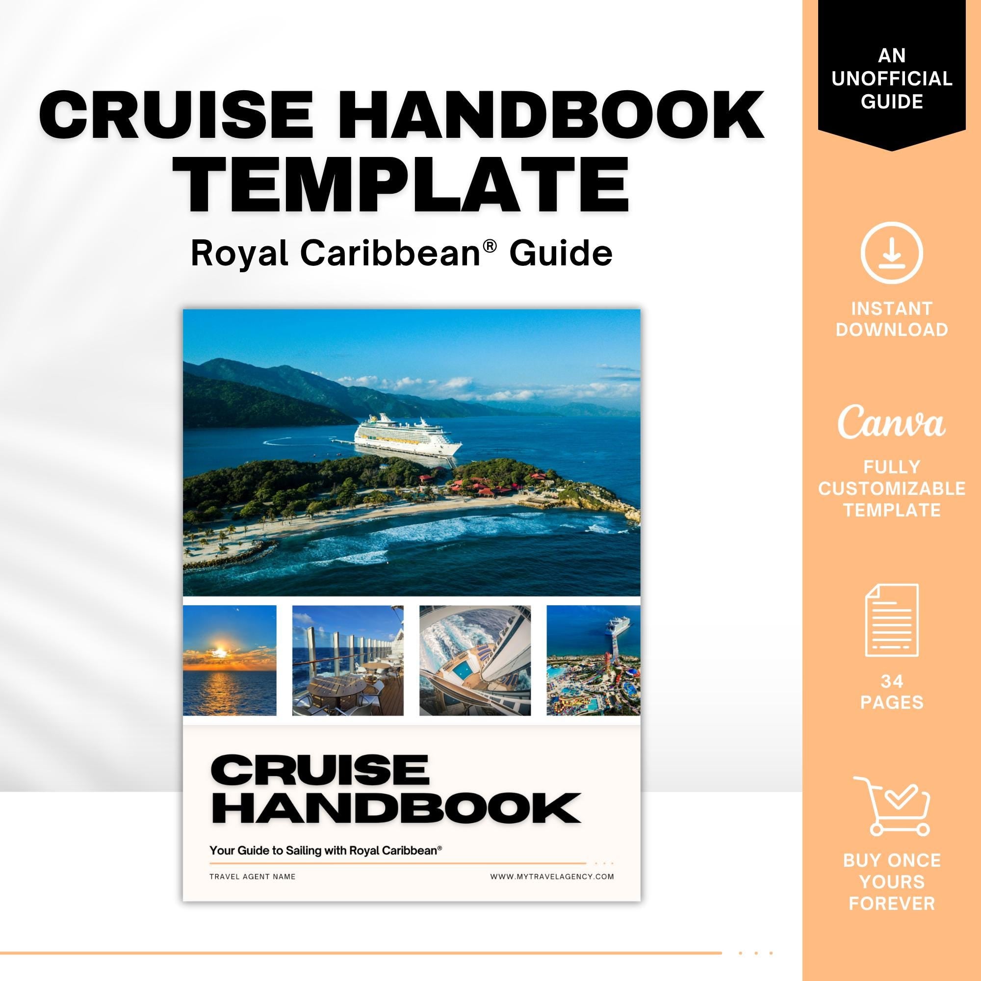 Royal Caribbean Cruise Planner - 33pg Travel Agent Guide
