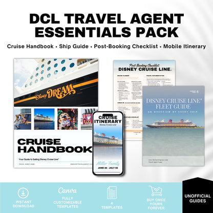 Disney Cruise Line Travel Agent Templates & Marketing Kit
