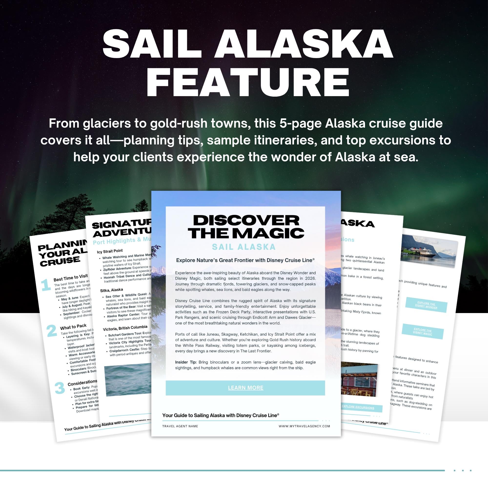 Disney Cruise Line Travel Agent Templates & Marketing Kit