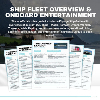 DCL Cruise Line Client Handbook - 94pg Travel Agent Template