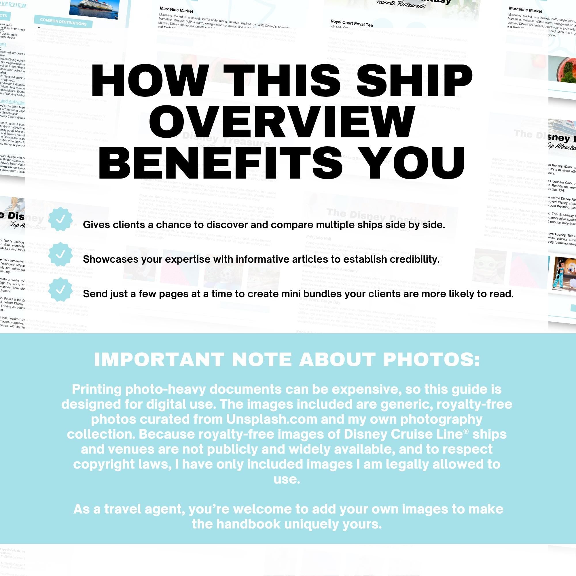 DCL Ship Guide Overview, DCL Client Guide, Travel Agent Template