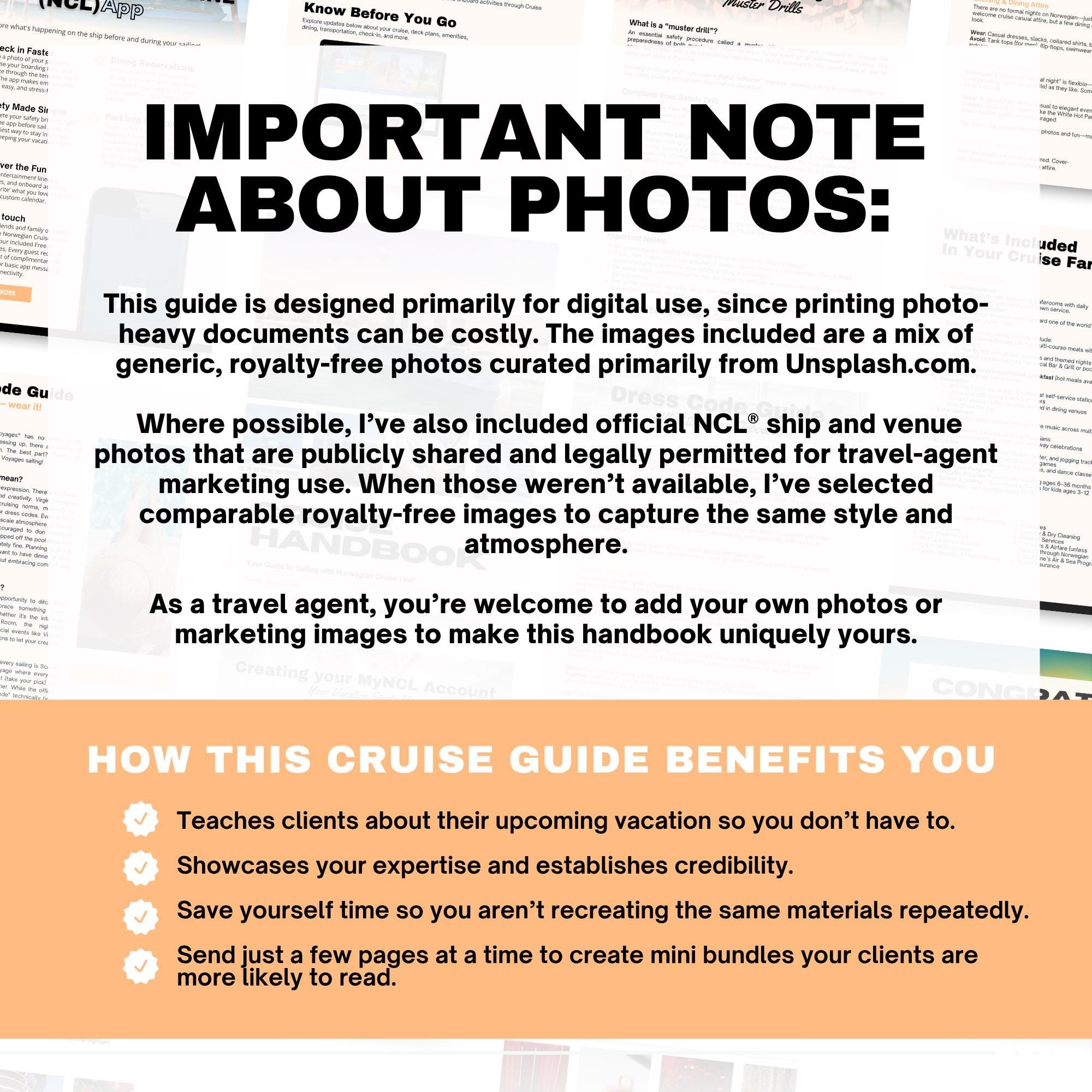 NCL Client Cruise Handbook Template - Travel Agent Resource