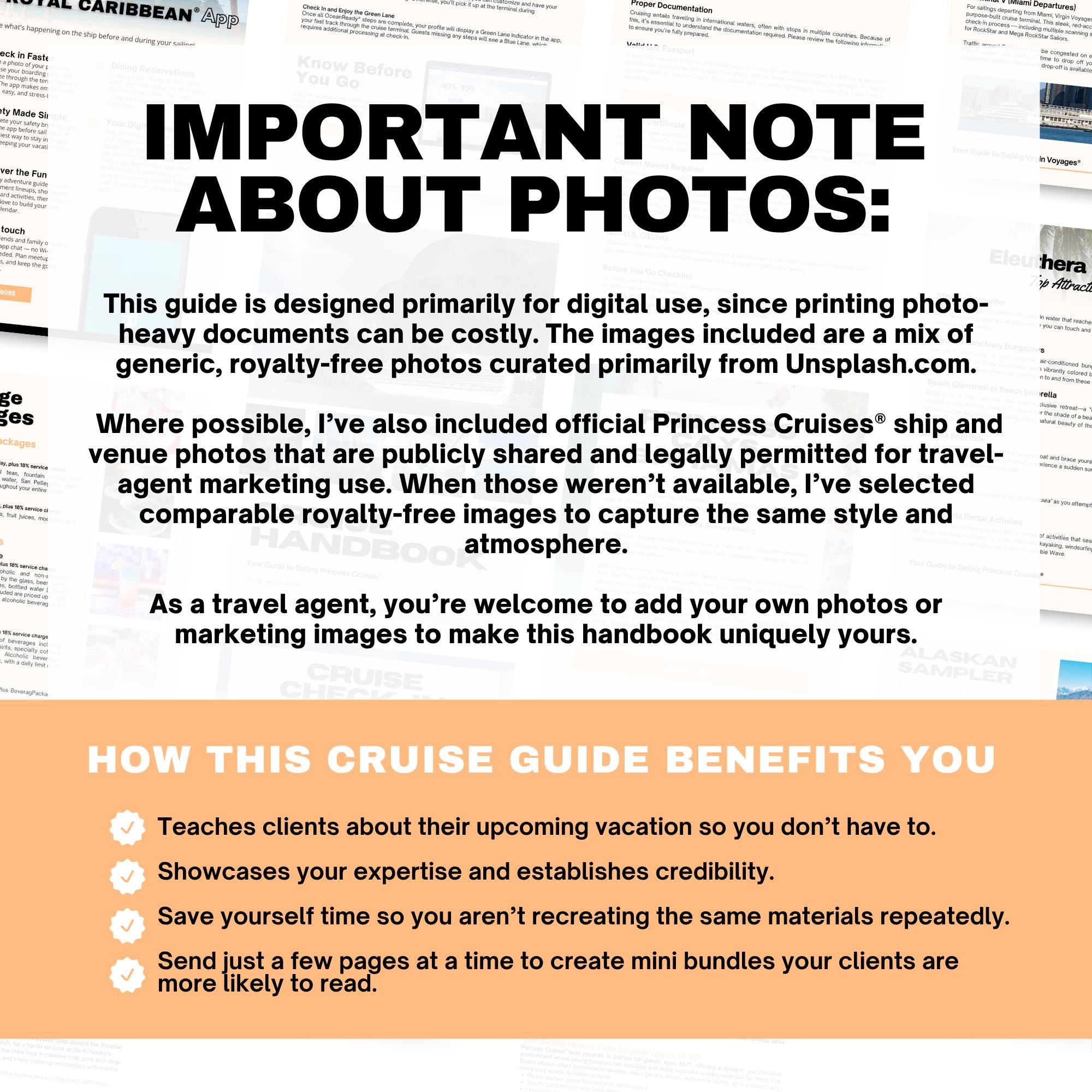 Princess Cruise Client Guide - Travel Agent Handbook Template