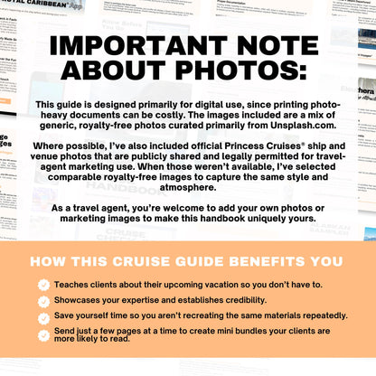 Princess Cruise Client Guide - Travel Agent Handbook Template
